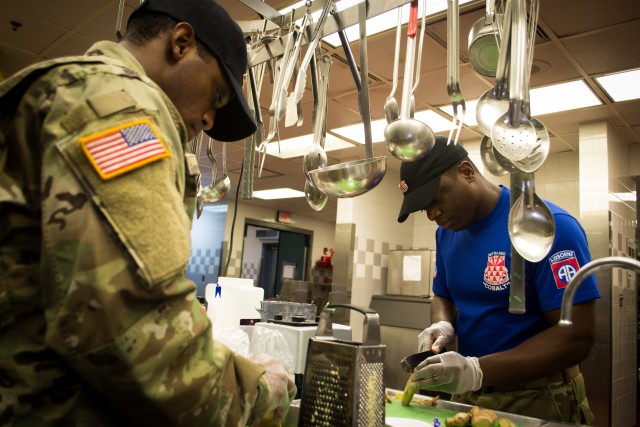 "Intense Attention to Every Detail" Gator Paratroopers Prepare Thanksgiving Feast for Panther Brigade