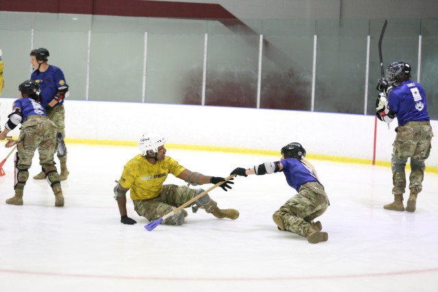 Broomball at the 2018 BOSS Strong Championship