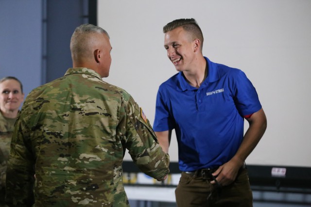 Spc. Jacob Harrison recognition