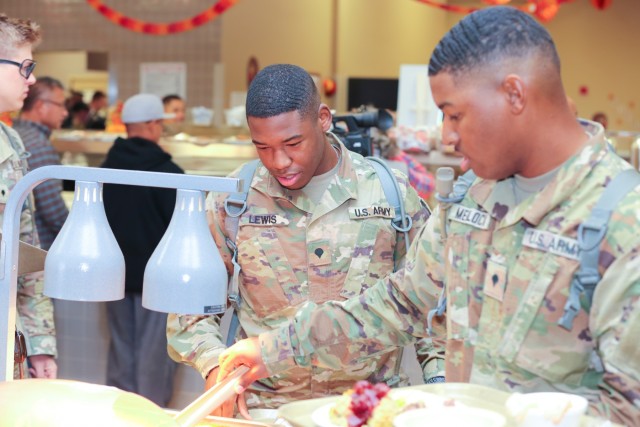 Thanksgiving Meal at NCOA DFAC