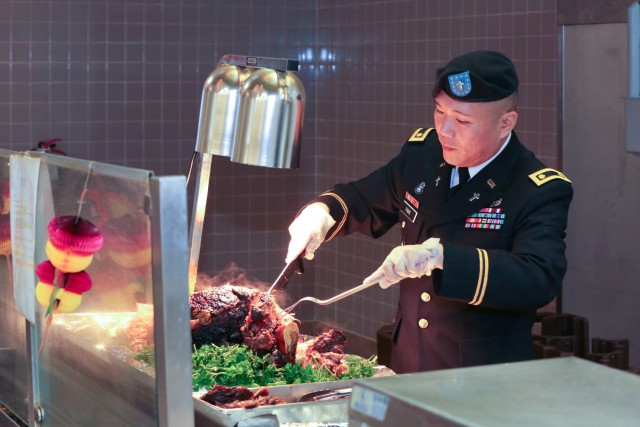 Thanksgiving Meal at NCOA DFAC