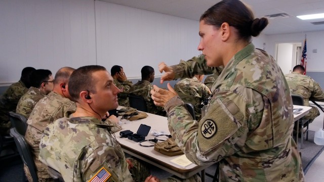 Audiologist supports readiness with advanced-hearing technology