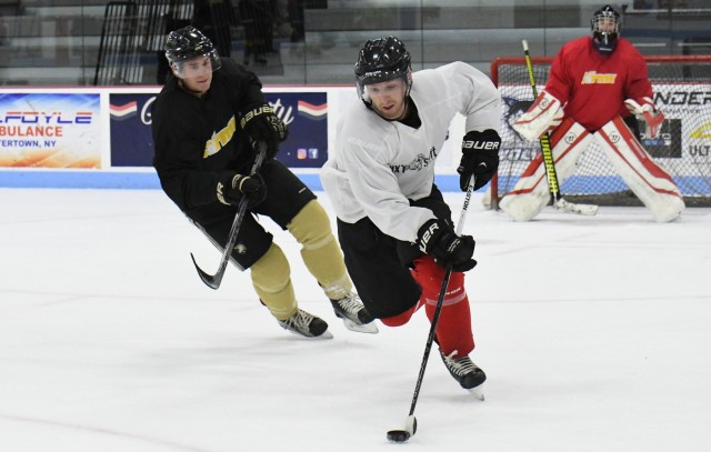 Soldier-athletes begin All Army Hockey trial camp at Fort Drum