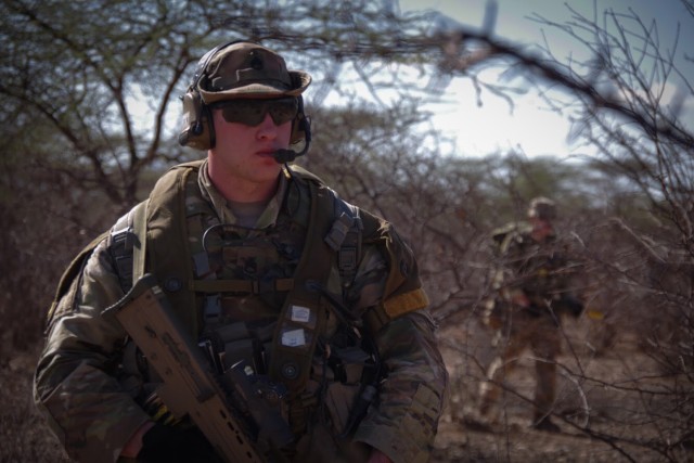 82nd Airborne, 2PARA Paratroopers conduct Live Fire Training in Kenya