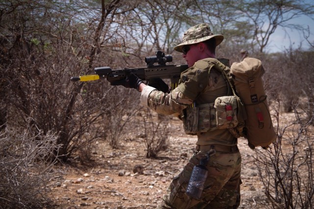 82nd Airborne, 2PARA Paratroopers conduct Live Fire Training in Kenya