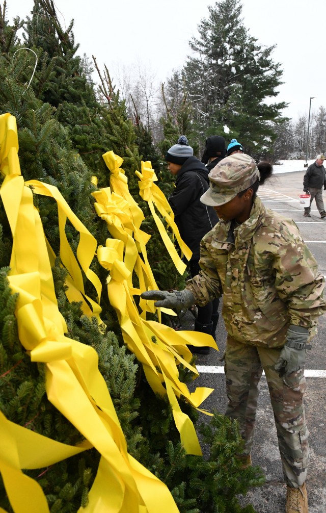 Trees for Troops, annual tree lighting ceremony spreads holiday cheer to Fort Drum community