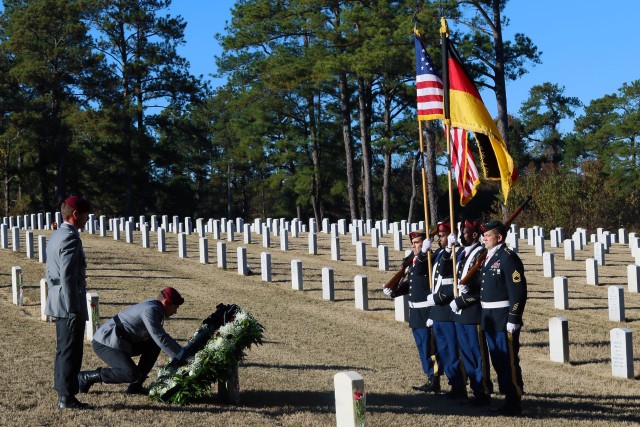 German WWII Soldiers buried on Ft. Bragg memorial Ceremony