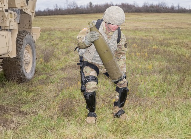 RDECOM Soldier Center exoskeleton