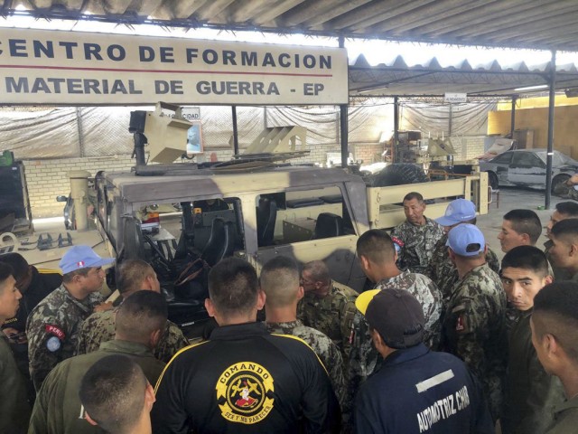 West Virginia mechanics enhance maintenance capabilities for Peruvian army