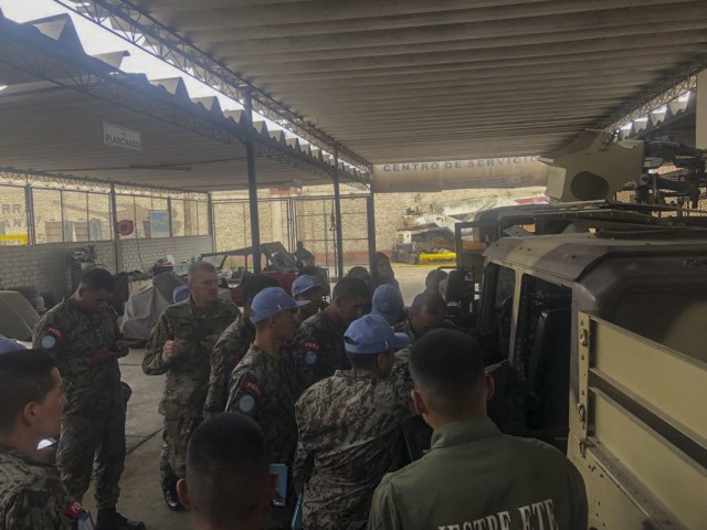 West Virginia mechanics enhance maintenance capabilities for Peruvian army