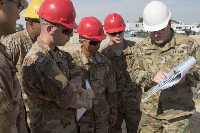 Soldiers repair flood damage across Kuwait