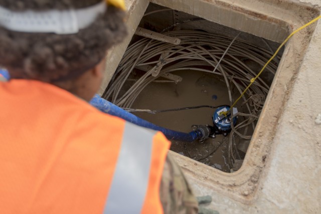 Soldiers repair flood damage across Kuwait