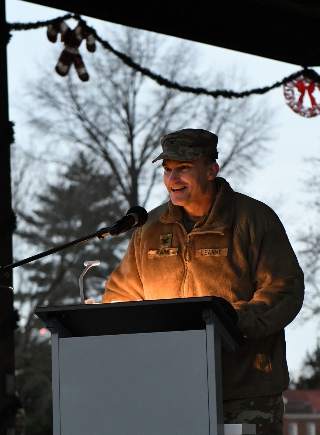 Col Patrick Kaune celebrates Christmas