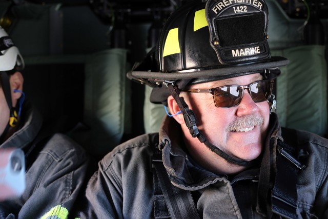 The Seattle Fire Department conducts training with the Washington National Guard