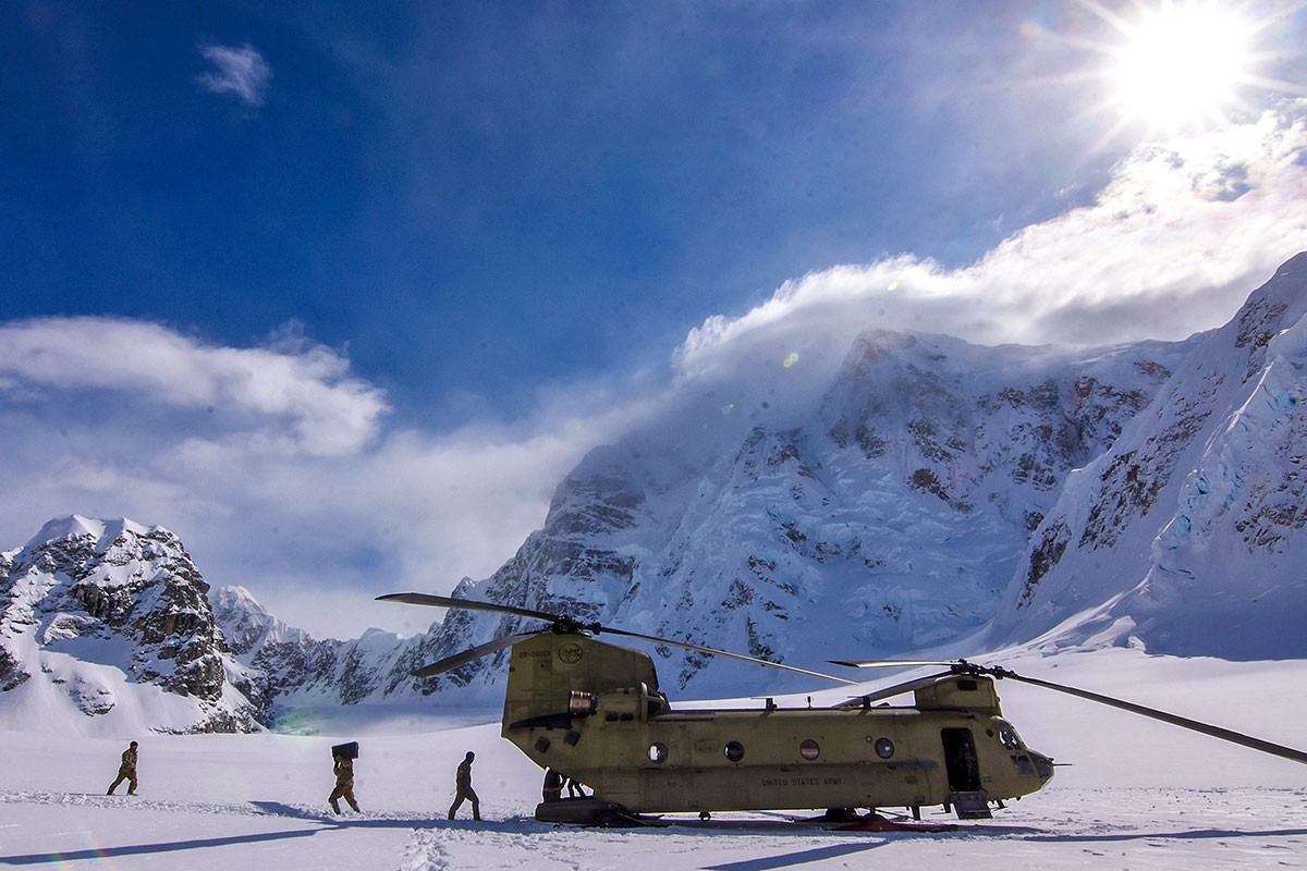 Equipment and supplies for Denali climbing season