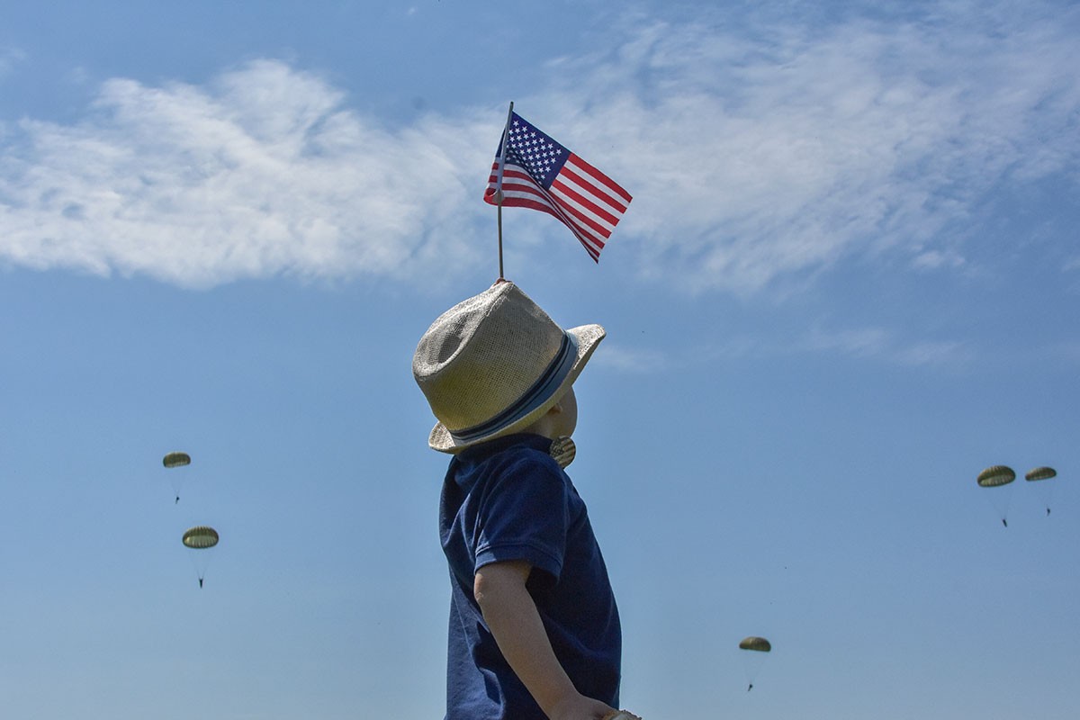 Commemorative D-Day jump