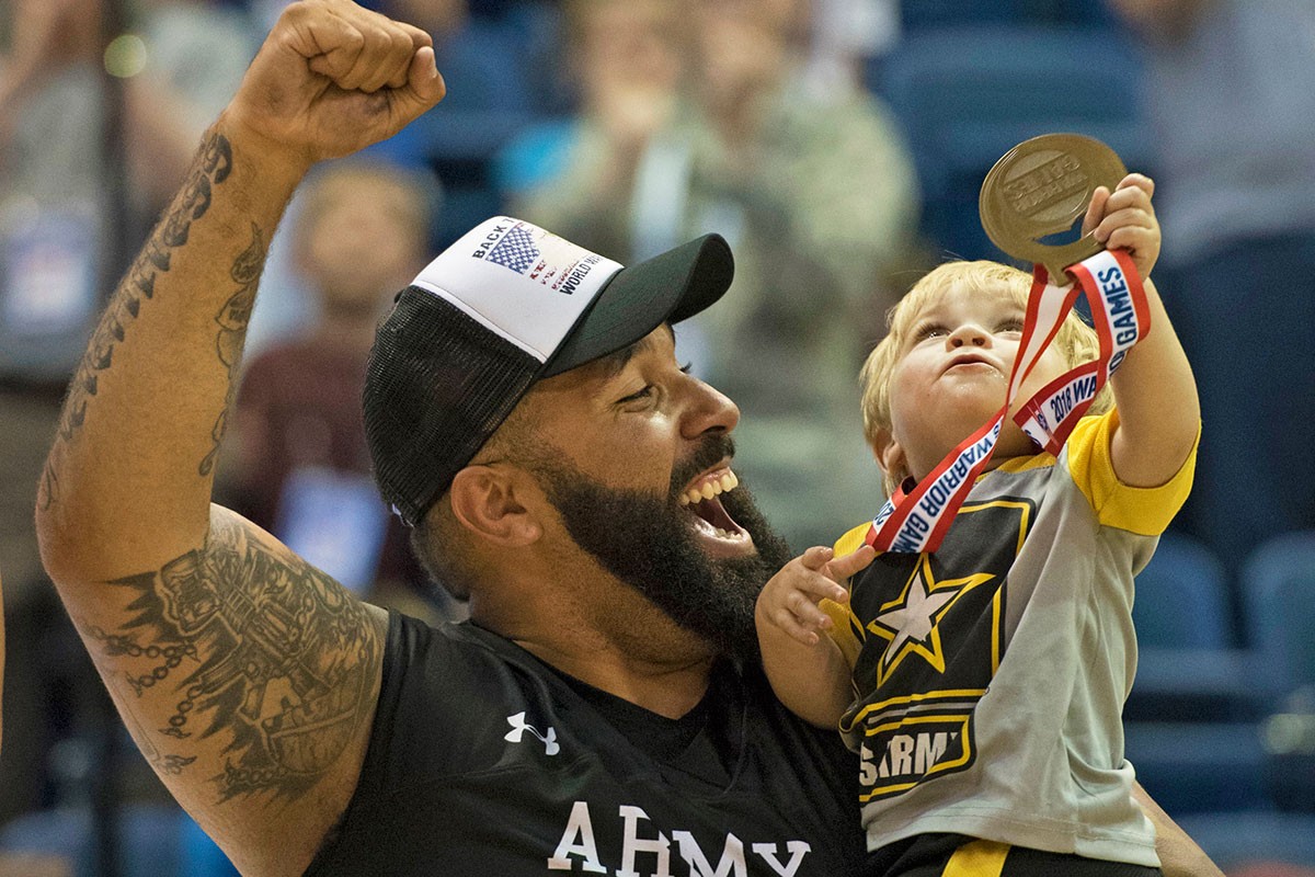Army's gold medal in wheelchair basketball