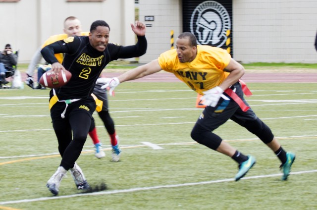 Army beats Navy 27-19 in annual flag football matchup at Camp Zama