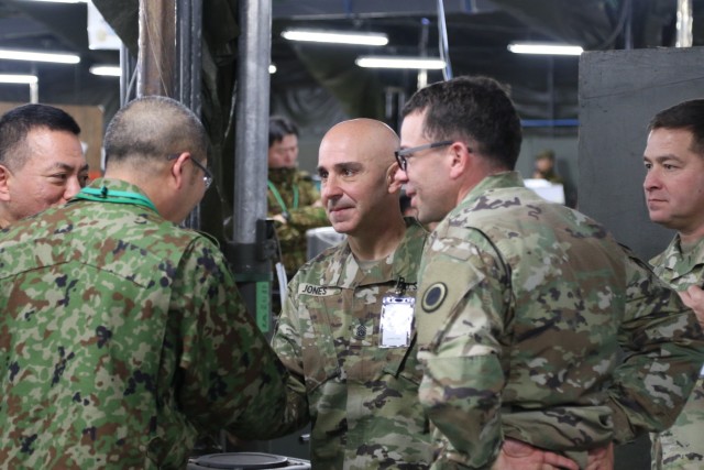 U.S. Army Pacific Command Sergeant Major Visits Japan For Exercise Yama Sakura