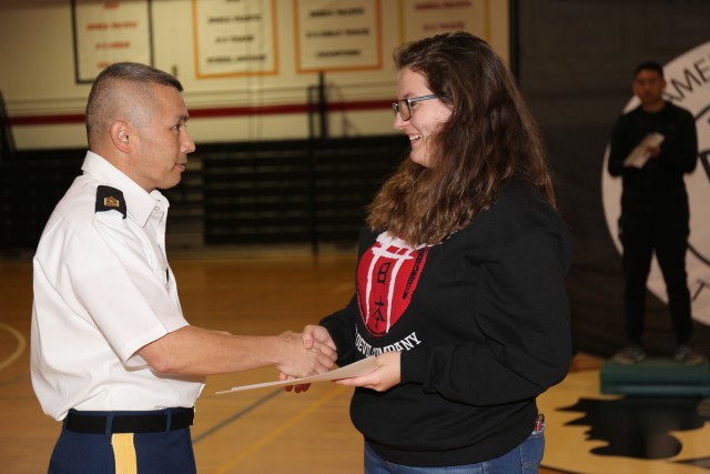 Zama JROTC places second in Pacific East District air rifle competition