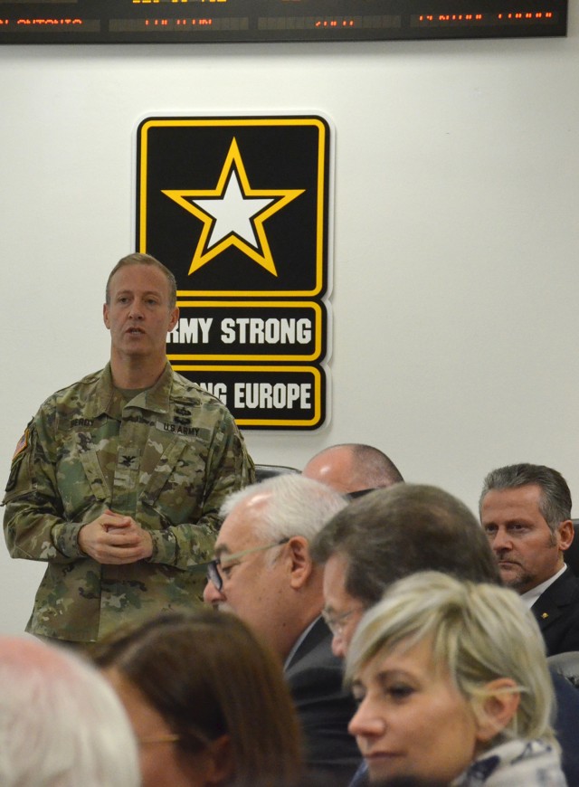 Trash, Parking, Emergency Preparedness Focus of USAG Italy's Third Mayors Summit