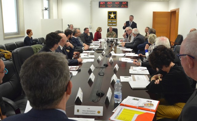Trash, Parking, Emergency Preparedness Focus of USAG Italy's Third Mayors Summit