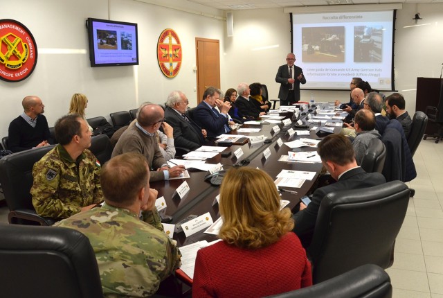 Trash, Parking, Emergency Preparedness Focus of USAG Italy's Third Mayors Summit