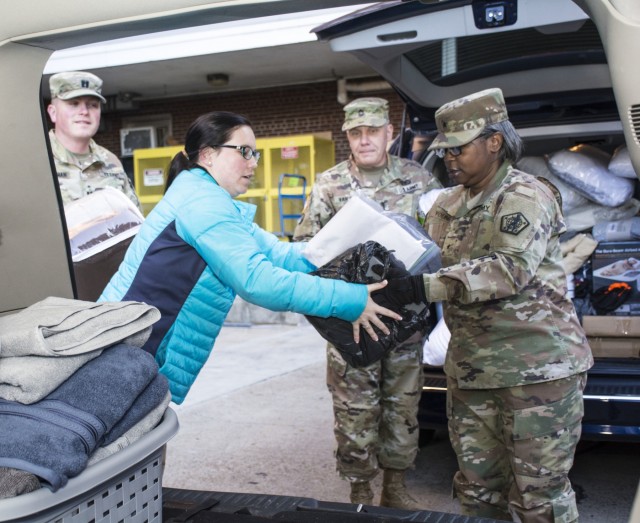 HRC personnel collect, donate items for homeless veterans
