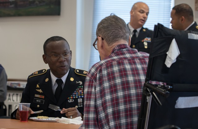 Fort Bragg Contracting Soldiers give back, serve brunch to area veterans