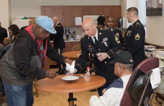 Fort Bragg Contracting Soldiers give back, serve brunch to area veterans