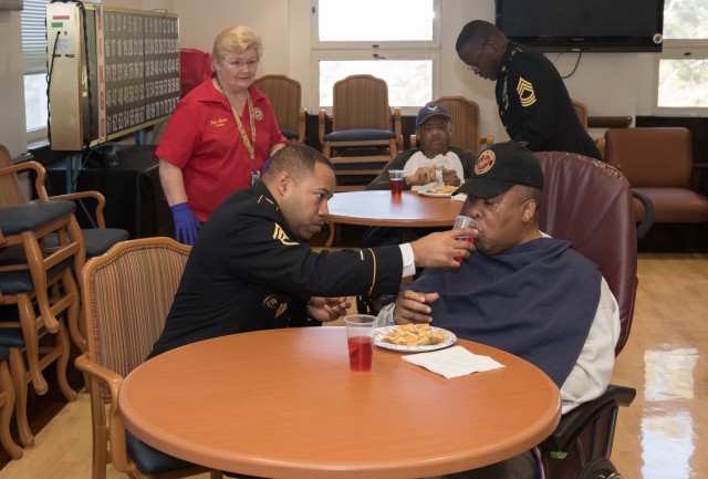 Fort Bragg Contracting Soldiers give back, serve brunch to area veterans