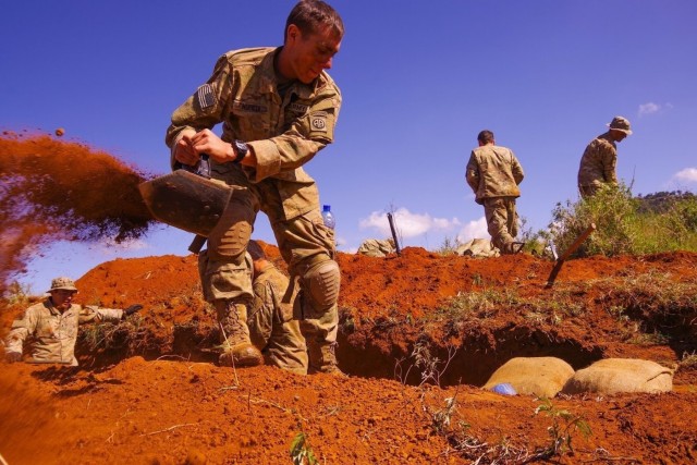 Fury, 2PARA Paratroopers Dig In, Patrol in Fight against Simulated Enemy in Kenya
