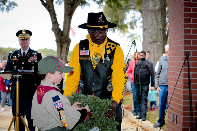 Fort Benning holds its first Wreaths Across America Day ceremony to honor veterans