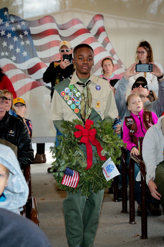 Fort Benning holds its first Wreaths Across America Day ceremony to honor veterans