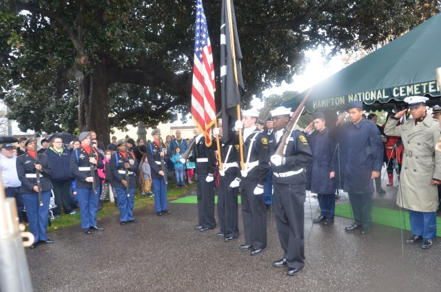 Ceremony Honoring the Fallen at Hampton National Ceremony