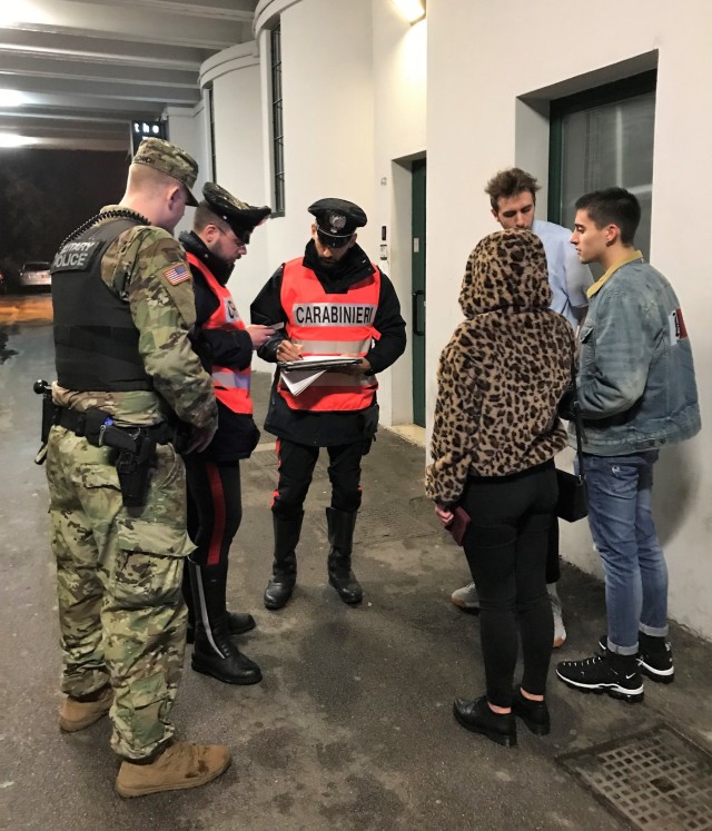 AMERICAN AND ITALIAN JOINT PATROLS ENHANCE PREVENTION IN VICENZA
