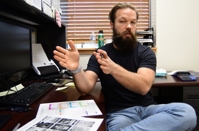 Fat guy 'geeks out' with Wellness Center educator over health