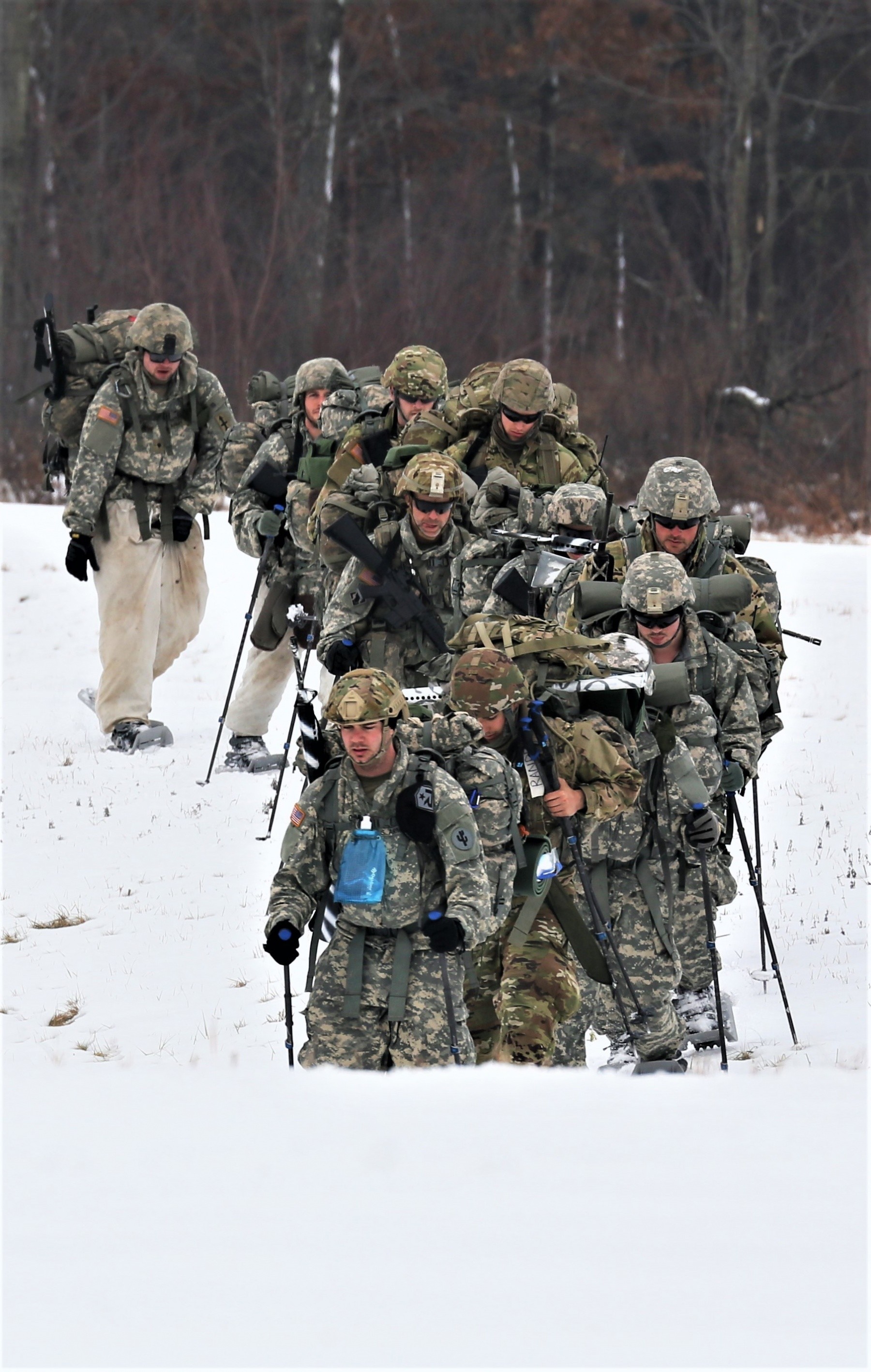 Photo Essay CWOC students complete coldweather ruck march during