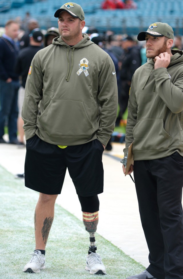Wounded Army veteran finds new purpose with NFL team