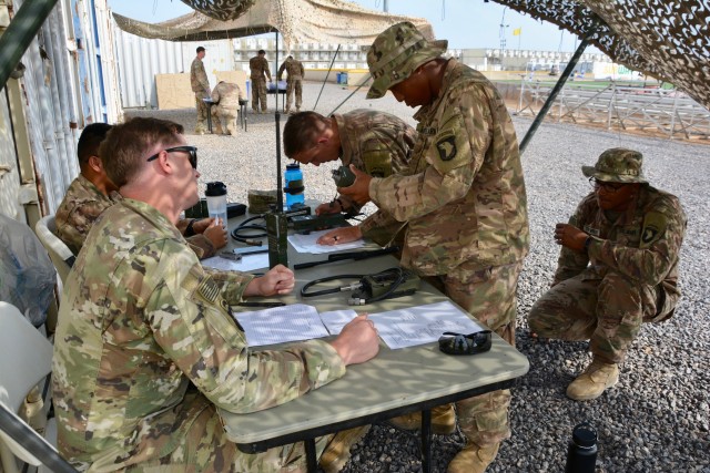 East Africa Response Force train for Expert Infantryman Badge while deployed