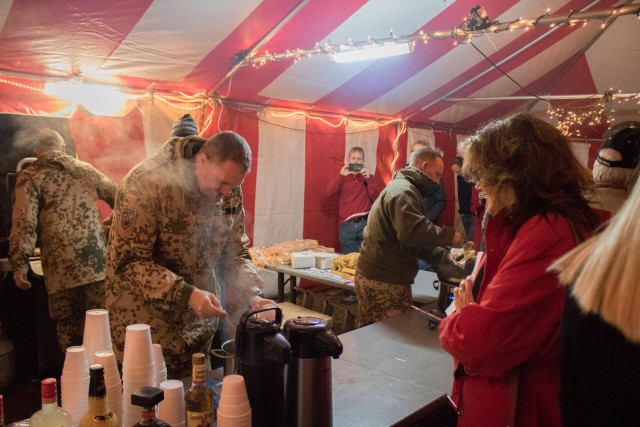 German Christmas Service brings joy to the installation