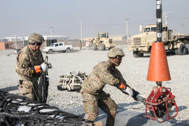 101st Sustainment Brigade Sling Load Team Sustains the Fight in Afghanistan