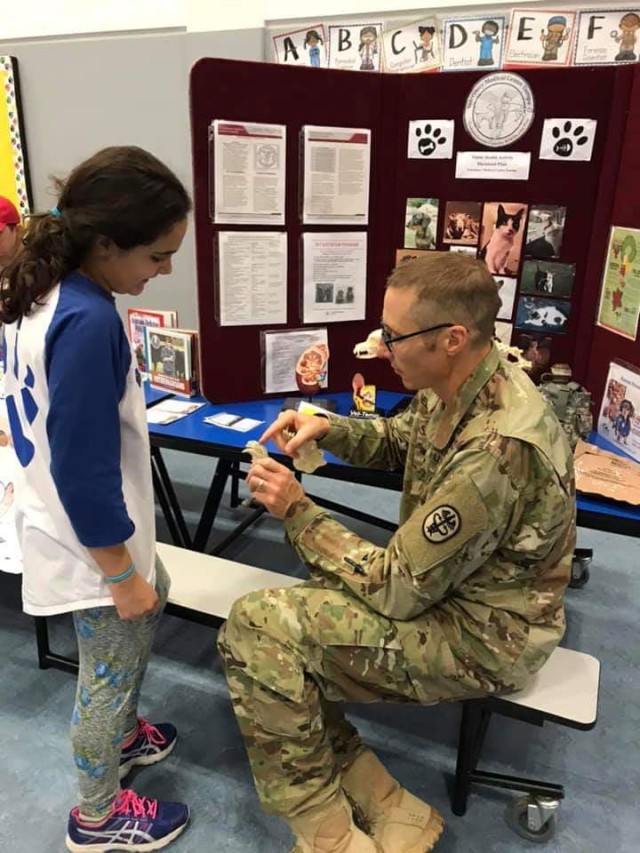 Public Health Command Europe supports STEAM Literacy night at Ramstein Intermediate School