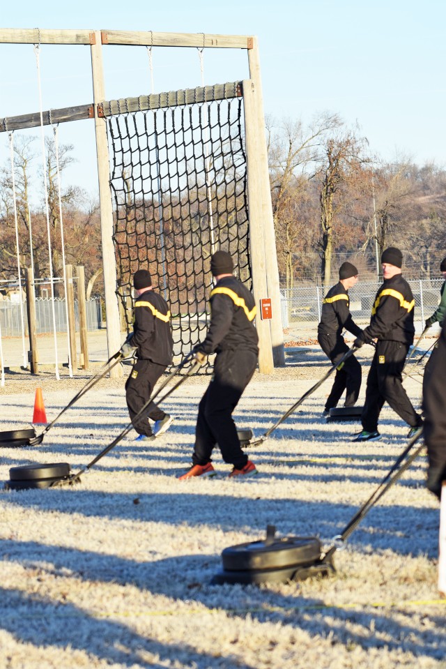 Army Combat Fitness Test trials take place at Fort Riley, Kansas