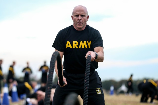 PT with Garrison commanders