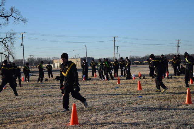 Army Combat Fitness Test trials take place at Fort Riley, Kansas
