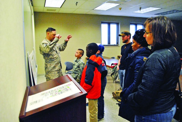 Boy Scouts visit Fort Riley