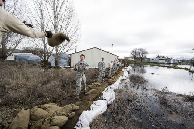 Guard teams up with state resources to prep for flooding