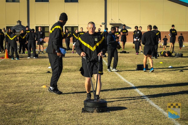 "Lightning" brigade runs field trials for Army Combat Fitness Test