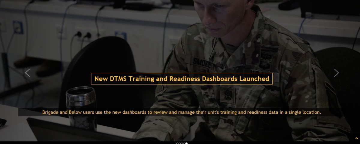 DTMS Training and Readiness Dashboards; eMILPO and DTMS ...